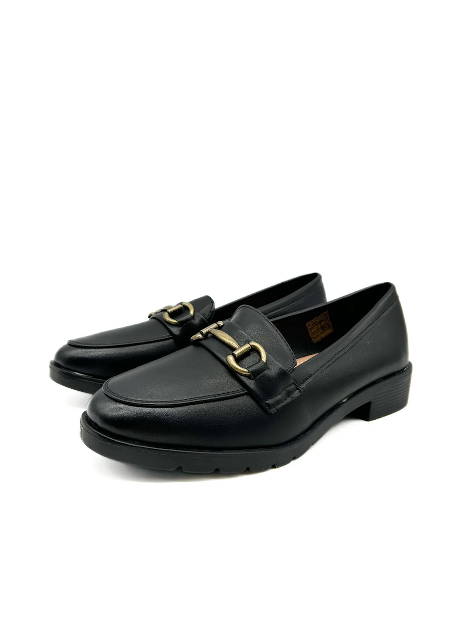 Mocasín Negro de Mujer Referencia 5308-1 - Imagen 3