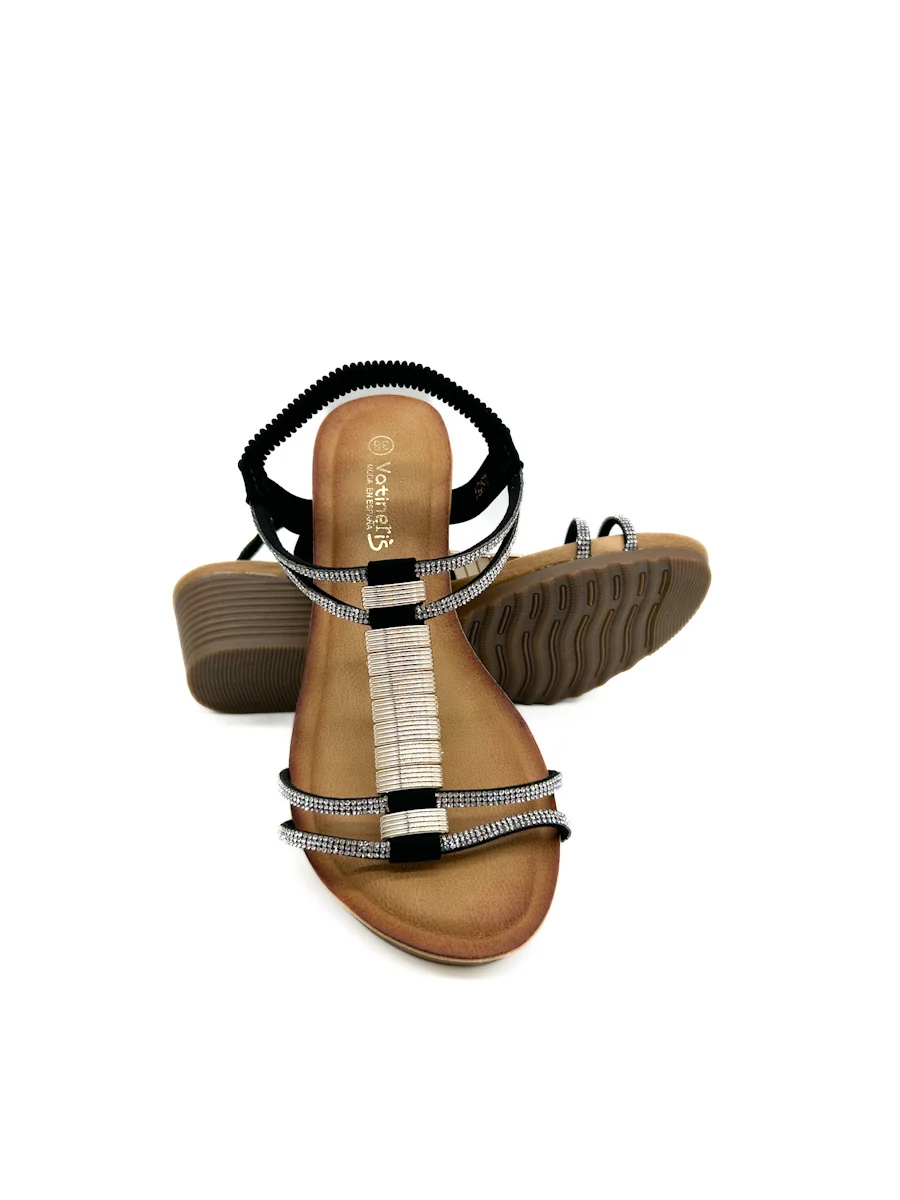 Sandalias Cuña Brillos Referencia ES131 - Imagen 7