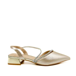 Zapatos de Fiesta Tacón Bajo Brillantes 588-391