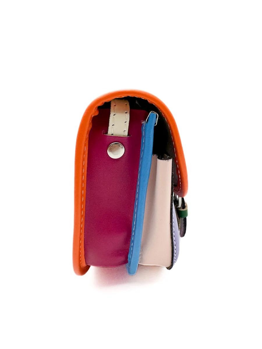 Bolso de Piel con Diseño Colorido y Exclusivo - Imagen 3