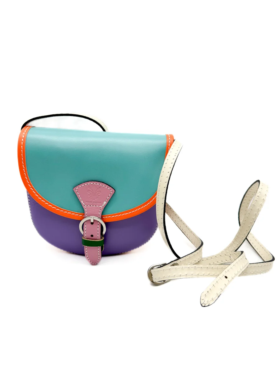 Bolso de Piel con Diseño Colorido y Exclusivo - Imagen 4