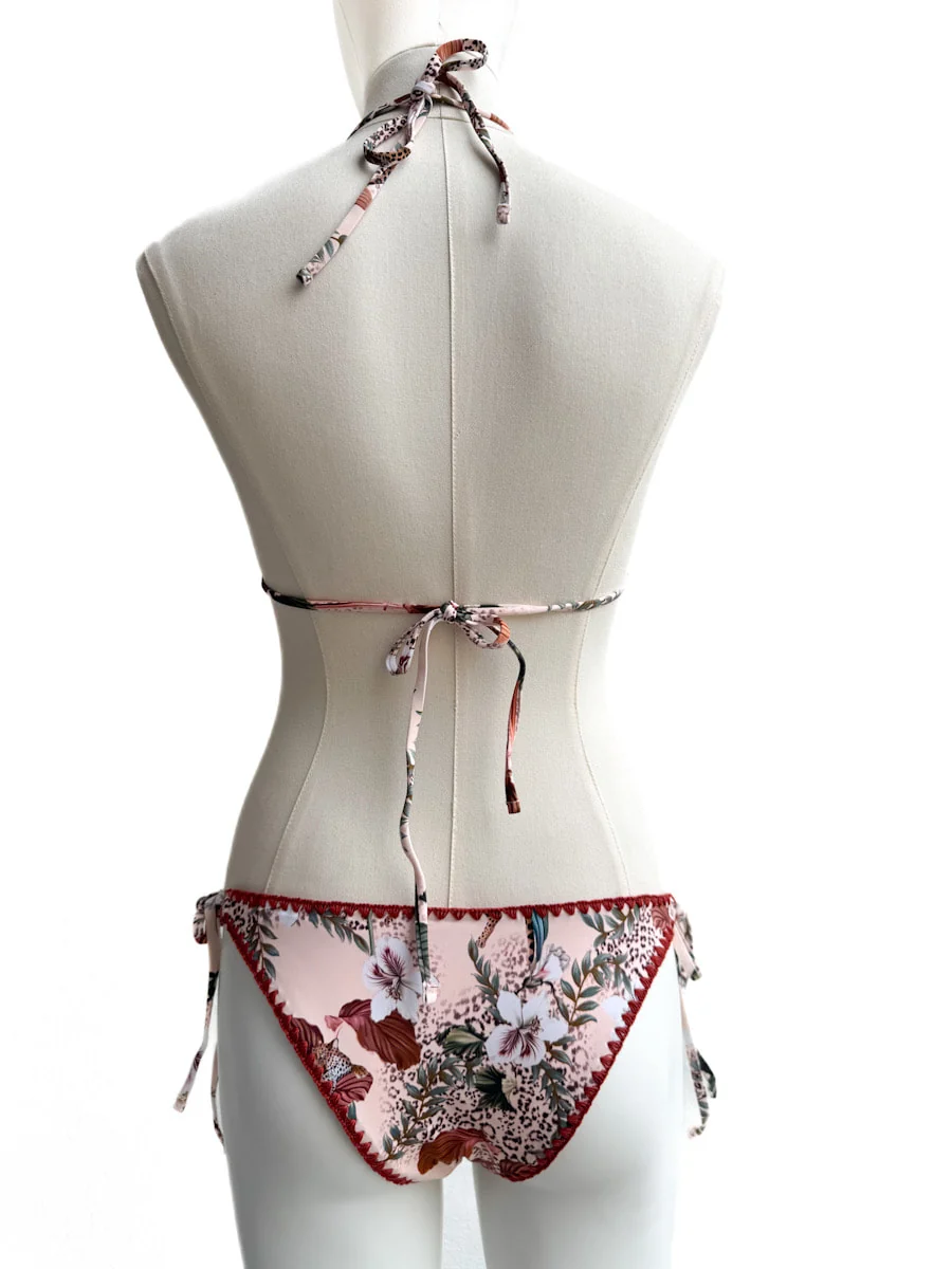 Bikini Triángulo con Estampado Tropical - Imagen 5