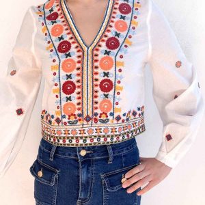 Blusa Bordada BLCA562