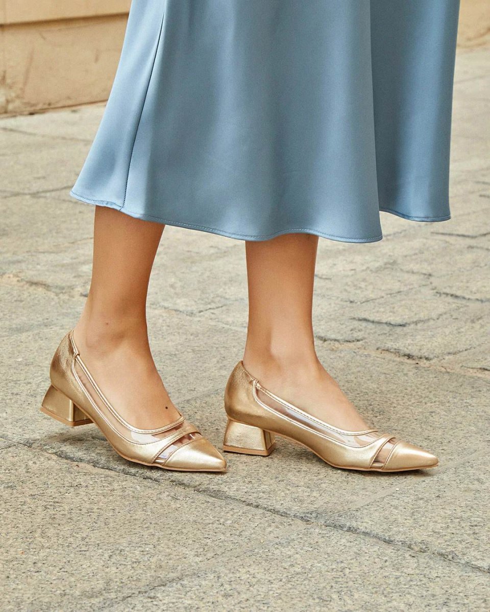 Zapatos Tacón Bajo Transparentes DB3438 - Imagen 9
