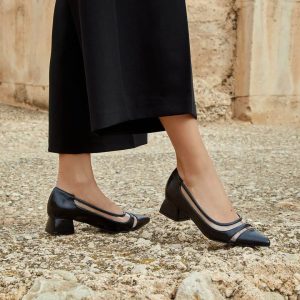 Zapatos Tacón Bajo Transparentes DB3438
