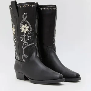 Bota Cowboy Bordados Referencia A3432