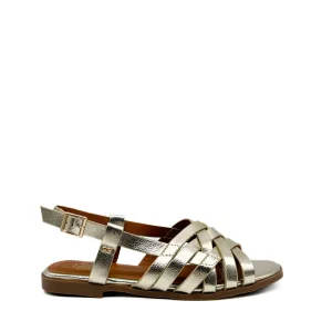 Sandalias Planas con Tiras Entrelazadas