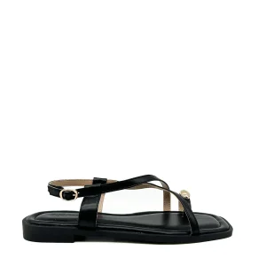 Sandalias de dedo con minimalistas con tiras finas