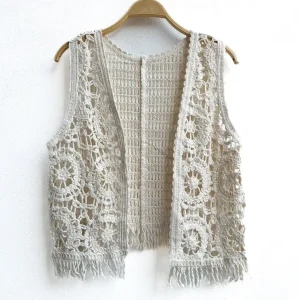 Chaleco Corto de Crochet