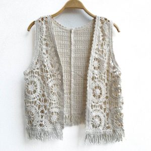 Chaleco Crochet Corto