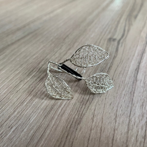 COLETERO HOJAS DE PLATA - Imagen 3