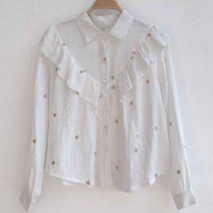 Camisa Corazón Camel