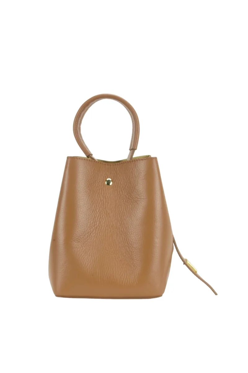 Bolso Bombonera Sophia Camel - Imagen 6