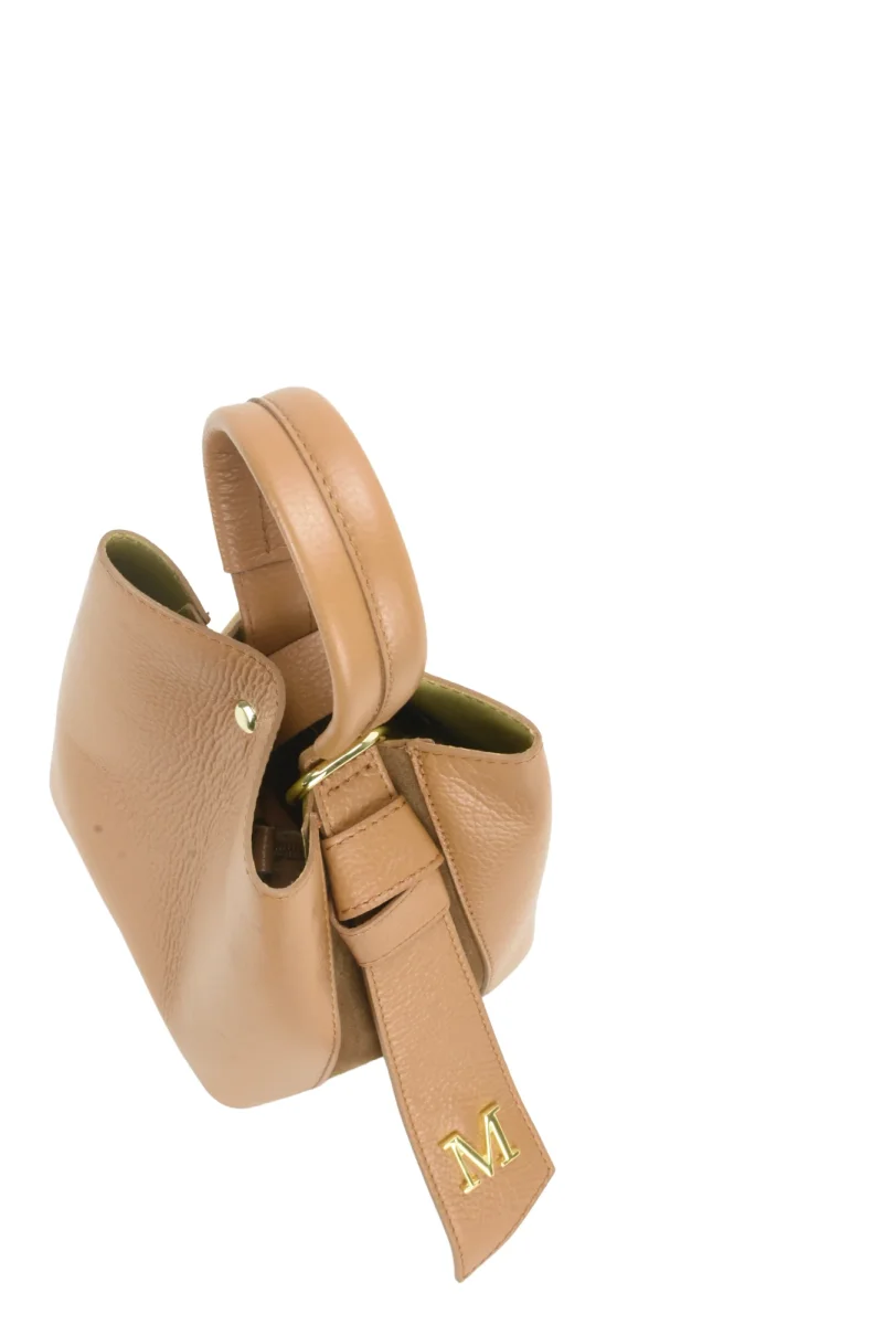 Bolso Bombonera Sophia Camel - Imagen 5