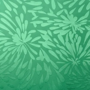 Tejido Fiesta Jacquard Seda Verde