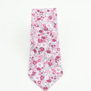 Corbata Rosa Flores