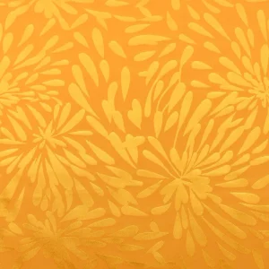 Tejido Fiesta Jacquard Seda Naranja