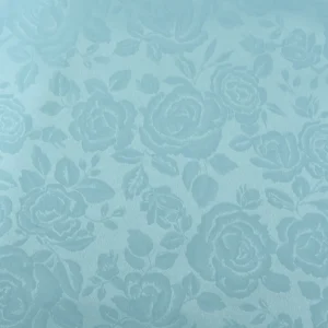 Tejido Fiesta Jacquard Bioclástico Azul Flor