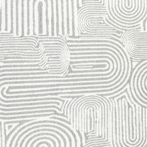 Tejido Jacquard con Boucle Retro Gris