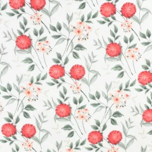 Tejido Popelín Flores Nº38