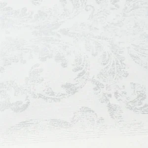 Tejido Jacquard Barroco Gris Metalizado