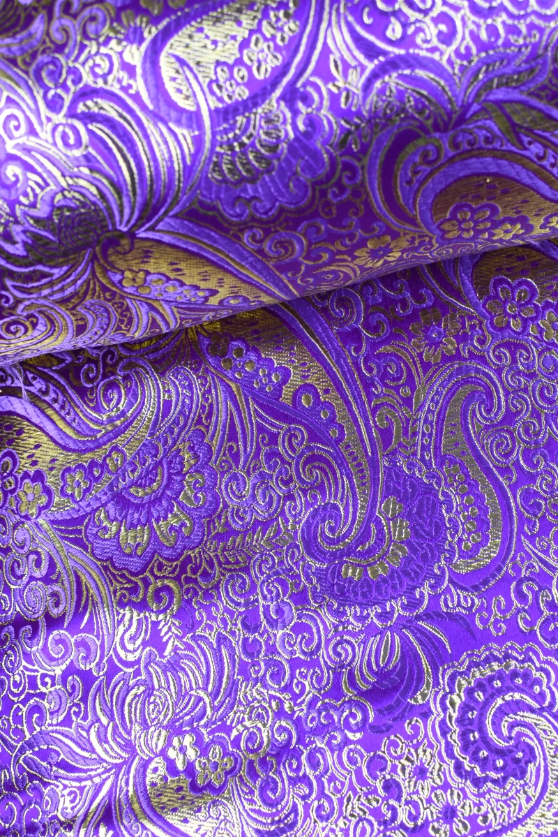 Tejido Bollywood Morado - Imagen 3