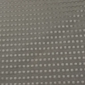 Tejido Jacquard Marrón Cuadrado