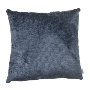 Cojín Chenilla Azul Intenso