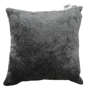 Cojín Chenilla Gris Noche