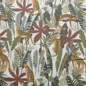 Tejido Panamá Planta Leopardo