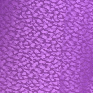 Tejido Fiesta Jacquard Leopardo Satinado Morado