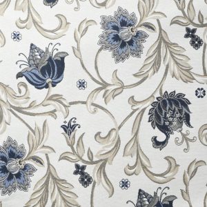 Tejido Jacquard Flor Y Planta