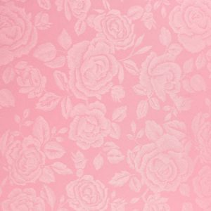 Tejido Fiesta Jacquard Flor Satinada Rosa