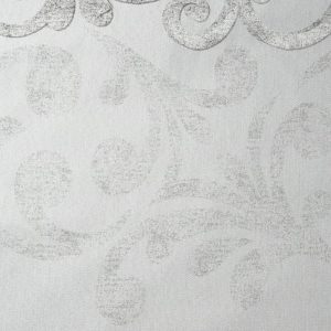 Tejido Jacquard Rococó Degradado Gris Brillante