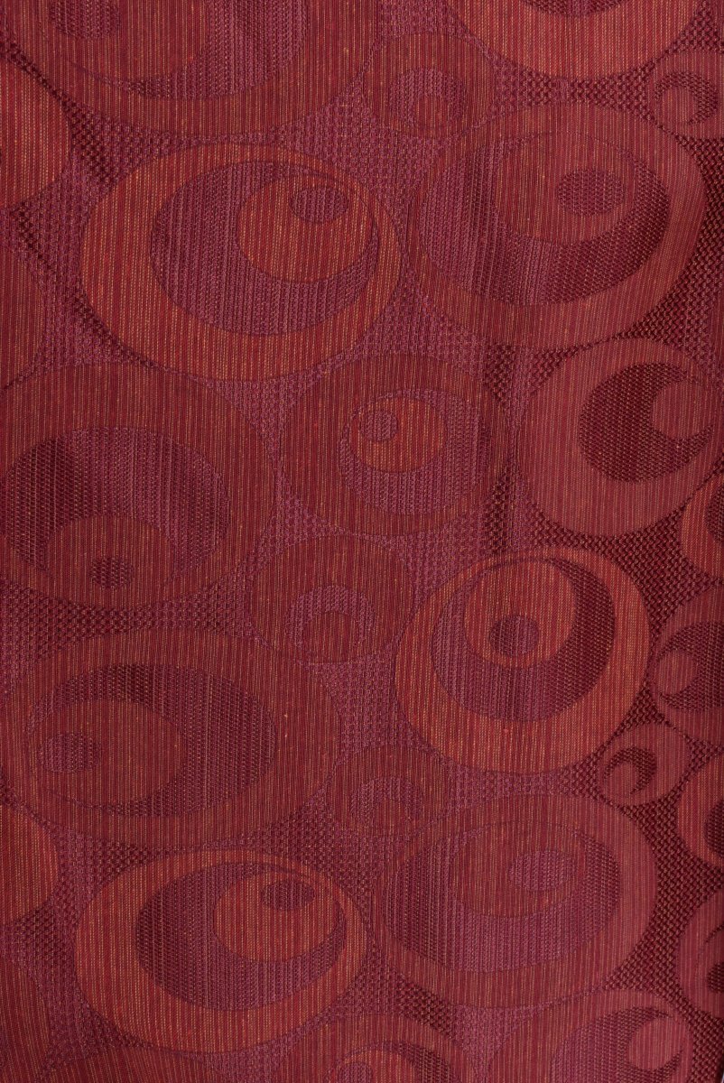 Tejido Jacquard Dibujo Rojo