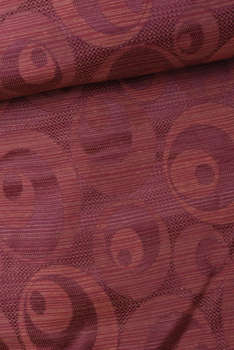 Tejido Jacquard Dibujo Rojo - Imagen 3