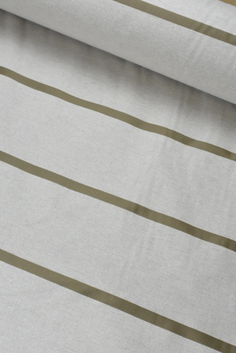 Tejido Jacquard Raya Marón - Imagen 3