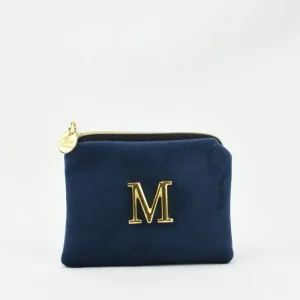 TARJETERO-MINI MONEDERO PERSONALIZADO AZUL MARINO