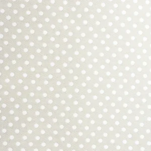 Tejido Jacquard Acolchado Tostado Lunares Reversible