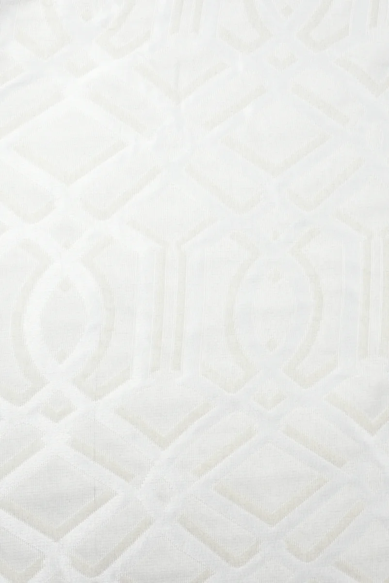 Tejido Jacquard Acolchado Beige Dibujo - Imagen 2