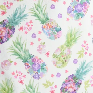 Tejido Jacquard Acolchado Piñas