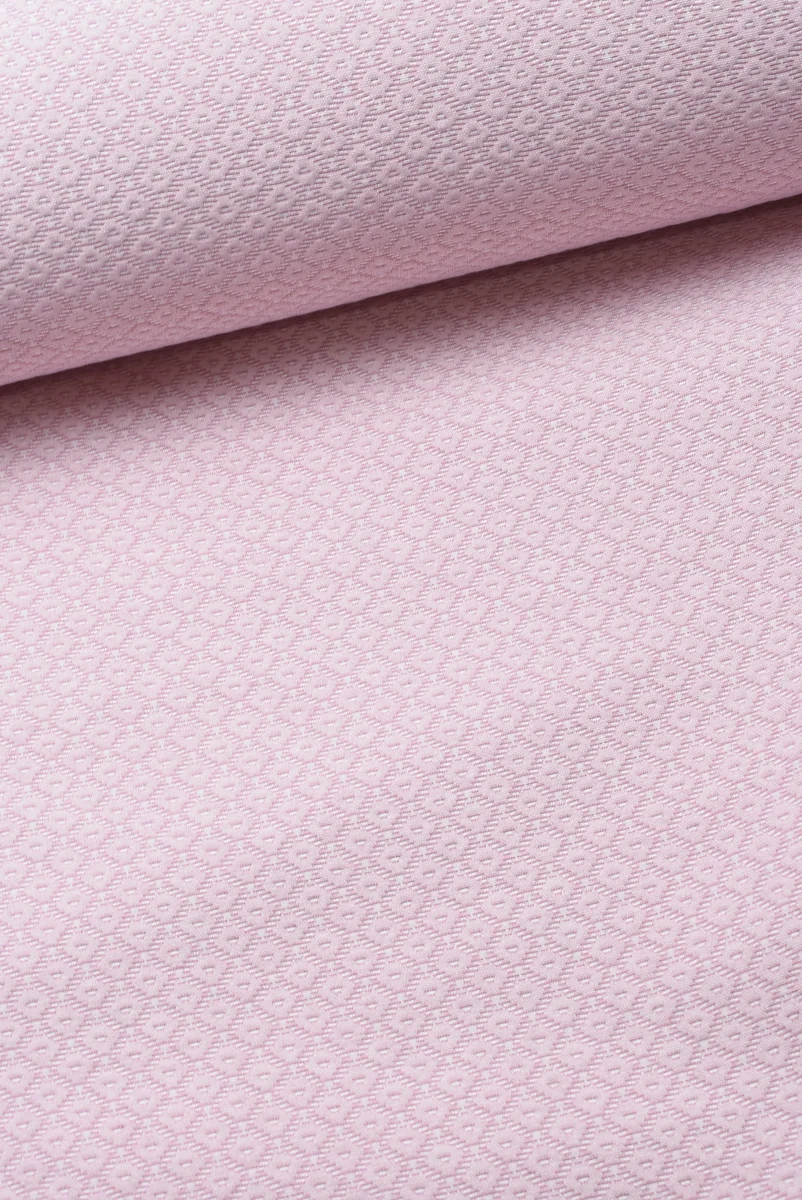 Tejido Jacquard Acolchado Mini Dibujo Rosa - Imagen 3