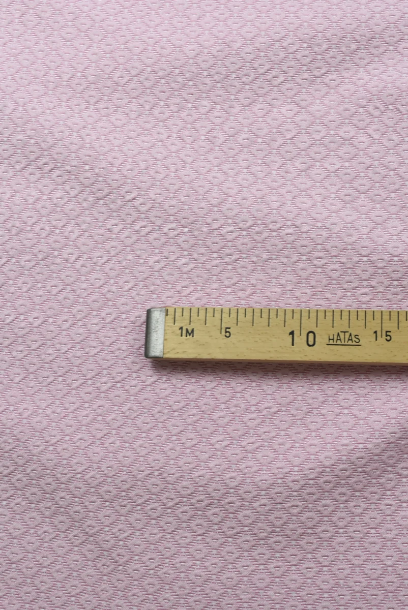 Tejido Jacquard Acolchado Mini Dibujo Rosa - Imagen 4