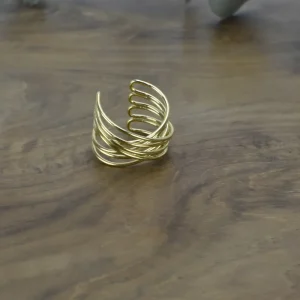 Anillo Acero Cruzado