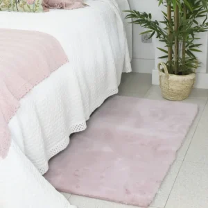 Alfombra Pelo Rosa