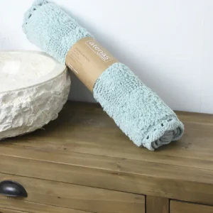 Alfombra Crochet Verde
