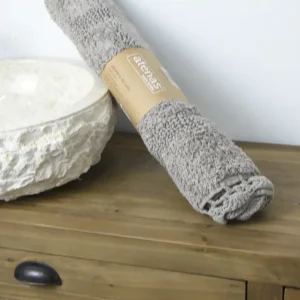 Alfombra Crochet Marrón
