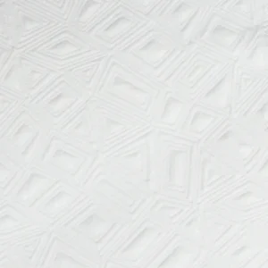 Tejido Fiesta Dibujo Blanco