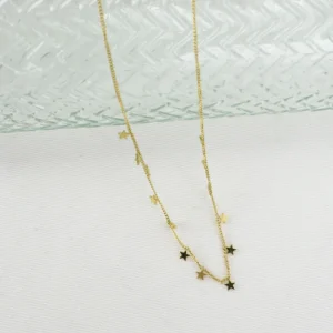 Colgante Acero Estrellas