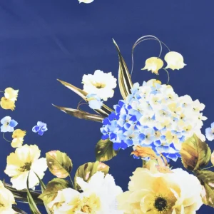Tejido Fiesta Azul Flor